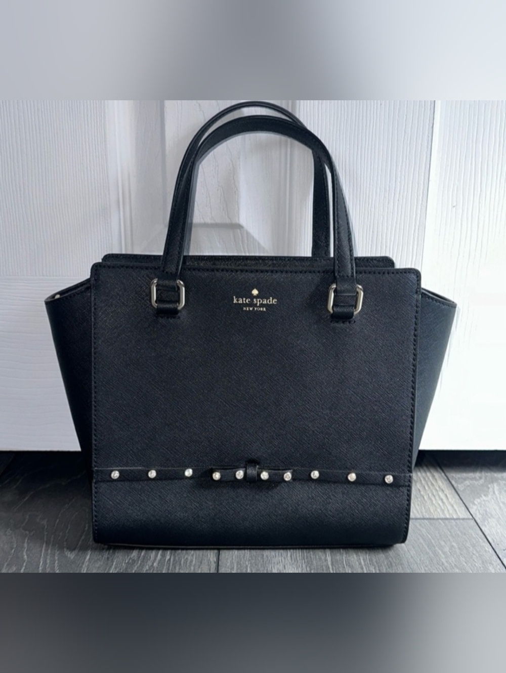 Kate Spade Black Saffiano Leather Top-Handle Satchel